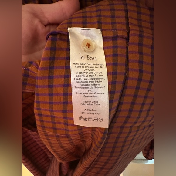 Wilfred le fou  Sachi gingham dress Size XS - Picture 5 of 8